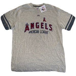 2011 Majestic Los Angeles Angels T Shirt Mens Large New